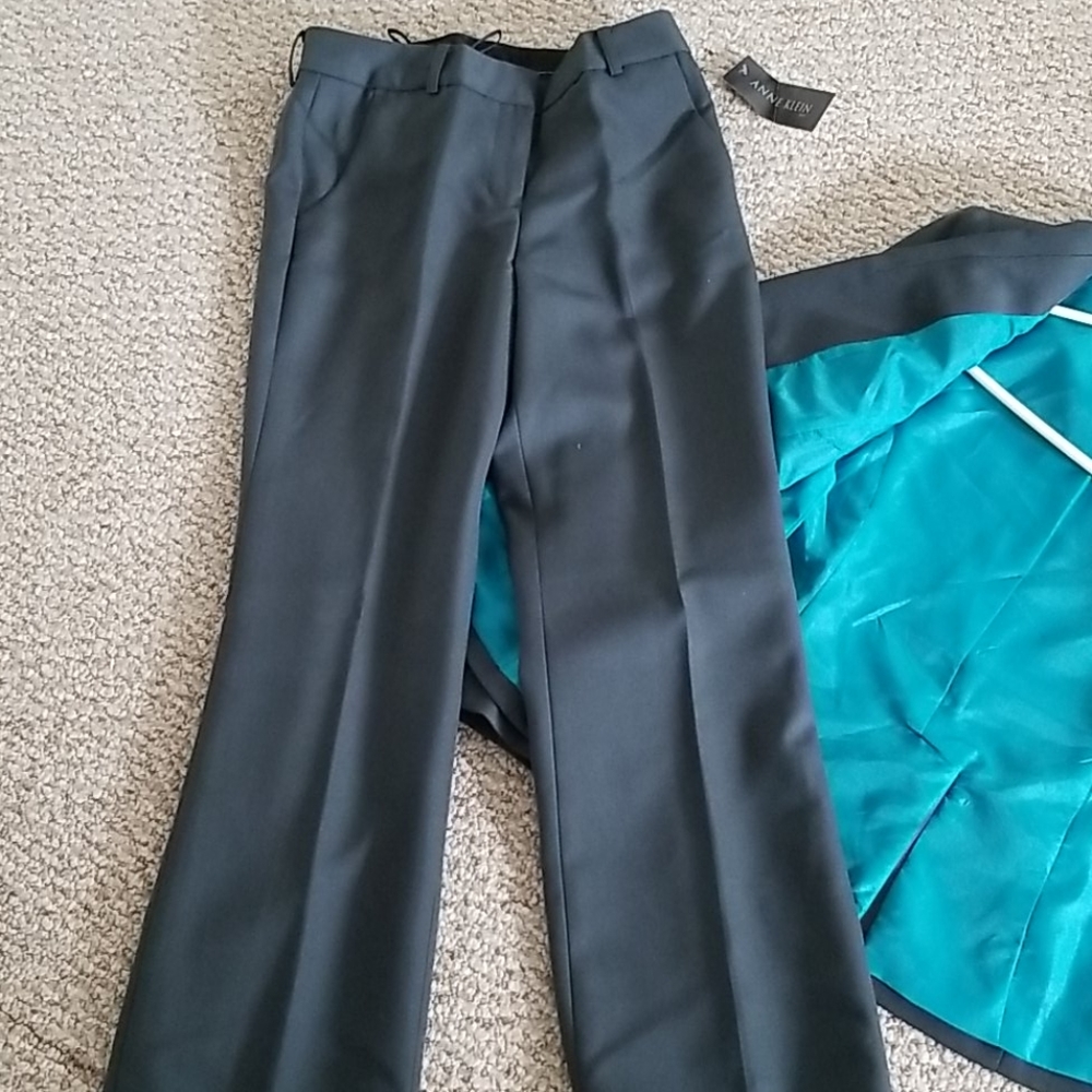 Anne Klein Green Pantsuit Size 2 - Picture 3 of 5